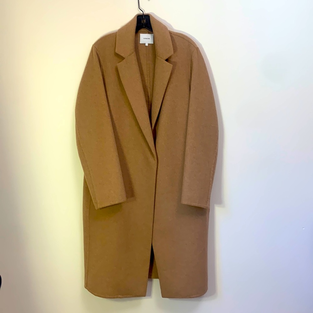 Vince Classic Coat in Camel, Like New, on Vince site now!
